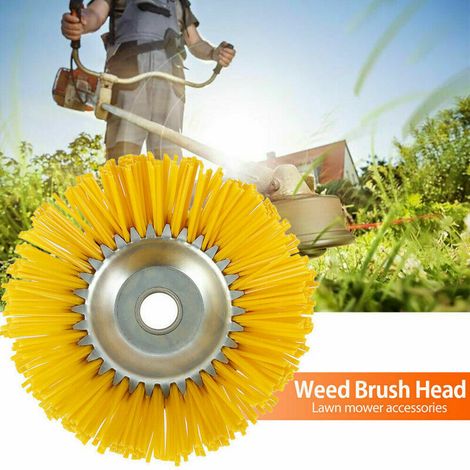 Odipie – 200 Mm Nylon-unkrautbürste – 25,4 Mm Freischneiderkopf – Optimale Leistung Für Ebene Flächen – Rasenmäherkompatibel