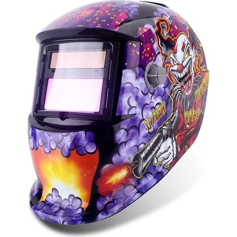 Snq – Automatische Schweißmaske – 100 X 90 Mm Solarlinse – Uv 15-schutz – Ergonomisches Design – Automatische Zündung