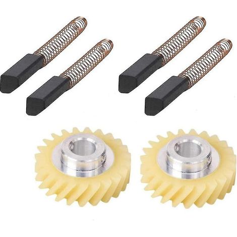 Schneckengetriebe Für Crea-mixer Für Kitchenaid-ständer Und 2 Paar Motorbürsten