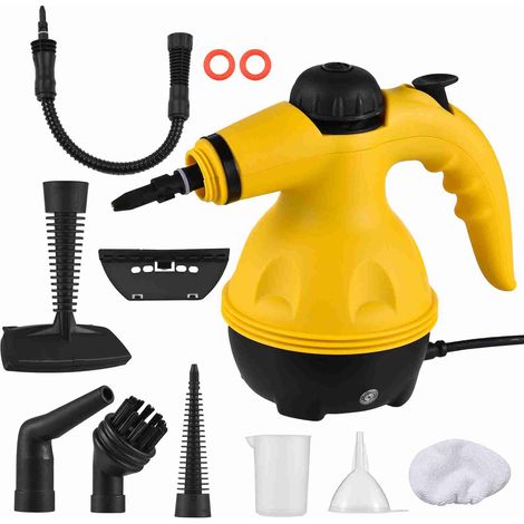 Tonysa – Tragbarer Dampfreiniger 1000 W – Druck 3 Bar – Dampfstrom 26 G/min – Tankinhalt 350 Ml – Kabellänge 3 M