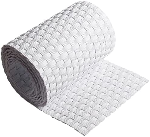 Brixo - Rattan Rattan H19xl200 Cm Privatsphäre Rattan Rotation Rottan Venice Francovist Für Balconies Geländer White - White