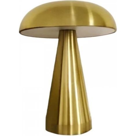 Wiederaufladbare Pilz-led-nachttischlampe, Ideal Zum Lesen, Schlafzimmer Oder Büro, (gelb)