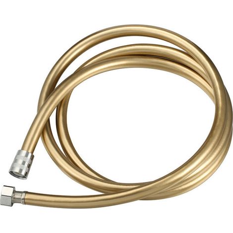 Hochwertiger Goldfarbener Pvc-brauseschlauch 150 Cm Für Handbrause – Standardanschluss Für Badewanne Und Duschkabine