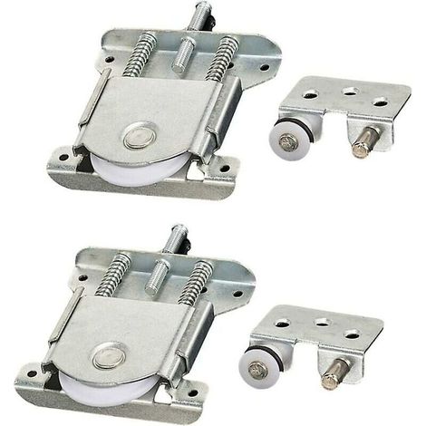 2 Stück Kleiderschrank-schiebetürrollen, Schiebetürteile Für Kleiderschranktüren, Räder, Rollen, Schrankführungen, Tragkraft 20 Kg-liaiki