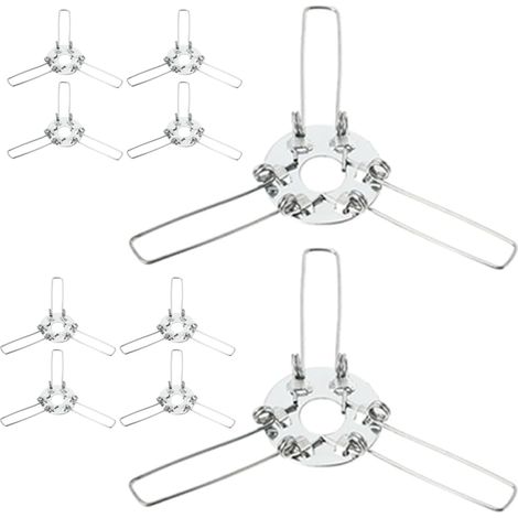 24-teiliges Lampenschirm-befestigungshalterungs-lampenfeder-set, Diy-zubehör Für Schreibtischlampen, Kronleuchter, Deckenleuchten