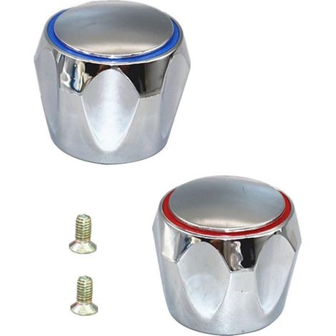 2er-pack Verchromter Waschtisch-wasserhahnkopf, Ersatz-wasserhahnkopf Für Waschbecken, Badewanne, Spüle, Küche