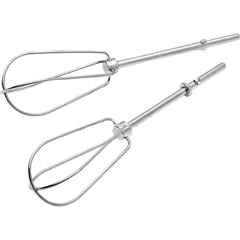 2er-set Ersatz-schneebesen Für Elektro-küchenmixer, Edelstahl-rührbesen, 18,5 Cm Schneebesen Für Elektromixer, Küchen-schneebesen Für Handmixer, Kochen, Mixen