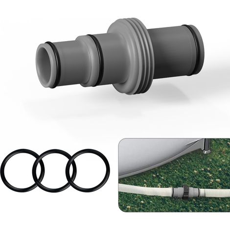 38 Mm Schwimmbadschlauchverbinder, Schwimmbadschlauchadapter Für Intex Bestway Coleman, Schwimmbadschlauchverbinder Für Ø 38 Mm Schlauch, Intex Schwimmbadschlauchverbinder, Verbinder