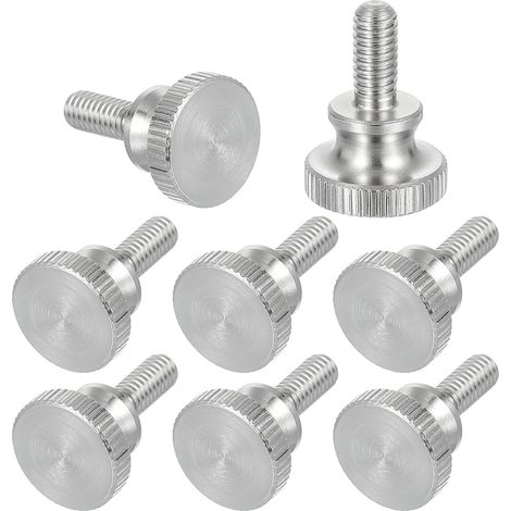 8 Stück M5 X 10 Mm Rändelschrauben, Rändelschrauben Aus Edelstahl 304 Mit Diamantkopf, Metrische Rändelschrauben Mit Griffknöpfen