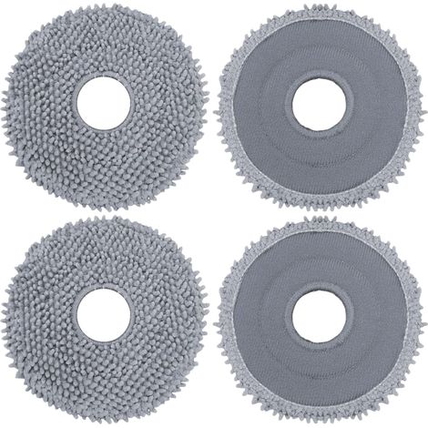 Austausch Der Kompatibelen Serpillières Mit Roborock Saros Z70/ Saros 10r/ Q Revo/qrevo Maxv/qrevo Master/qrevo Slim/qrevo Pro/qrevo S/qrevo Curve/qrevo Plus/qrevo Edge (4 Stück)