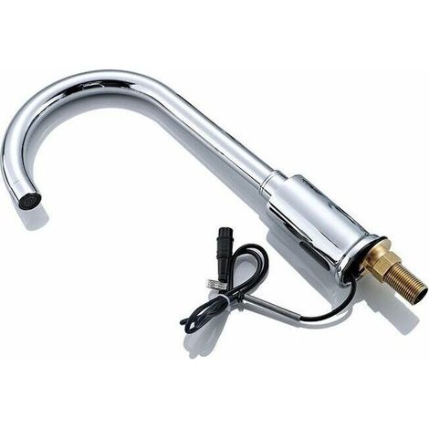Berührungsloser Automatischer Infrarot-wasserhahn – Hochempfindlicher Detektor – Einfache Installation Für Das Waschbecken – Metalloberfläche