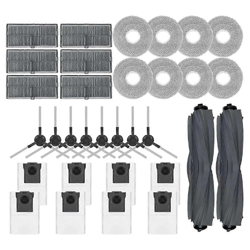 Pièces De Rechange Pour Aspirateur Dreame L10s Ultra Gen 2 / L30s Ultra : Brosse Principale, Brosse Latérale, Filtre Hepa Et Sac À Poussière