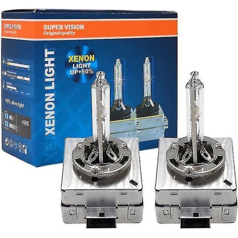 Crea – Xenon D1s 6000k-glühbirne, 2er-pack – Verbesserte Sicht Um 50 % – Leistung 35 W – Kompatibel Mit Original-xenon-scheinwerfern – E-geprüft, E11-zertifiziert