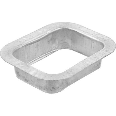 Dachrinnenadapter Aus Aluminium, 9,7 X 7,8 X 2,3 Cm, Ablaufauslass Für Fallrohr, Verschleißfestes Ersatzzubehör Für Dachrinnen Im Freien Für Dächer