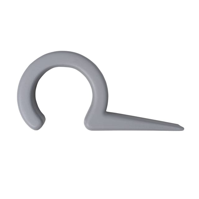 Rei Abnehmbarer Türstopper, Schneckenförmig, Anthrazitfarbener Kunststoff, 44 X 24 X 90 Mm Rei