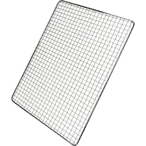 Edelstahl-grill Für Camping, Barbecue, Picknick 40x25cm Fontainebleau Silber