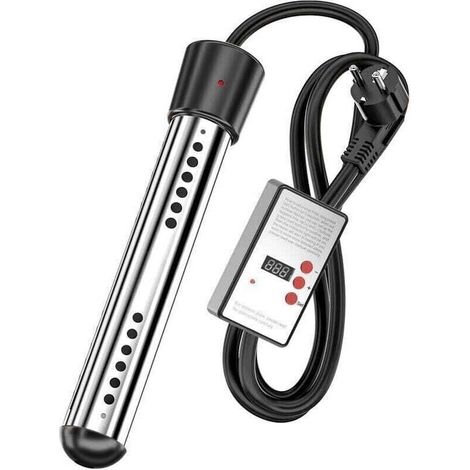 Elektrischer Tauch-warmwasserbereiter – 3000 W – Schwimmbad – Schnelles Aufheizen – Intelligenter Heizstab – 121225 Cm