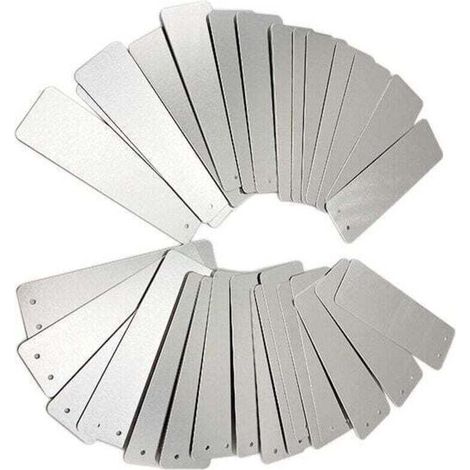 Enowelir Aluminium-gartenetiketten, 100 Stück, Metallschilder Für Den Außenbereich, Pflanzen