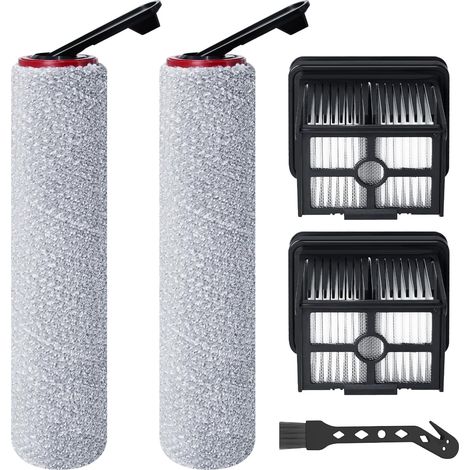 Ersatzbürstenrolle Und Hepa-filter Für Dreame H15 Pro / H15 Mix / H12 Pro Flexreach Staubsaugermopp, 2 Bürstenrollen + 2 Filter + 1 Reinigungsbürste