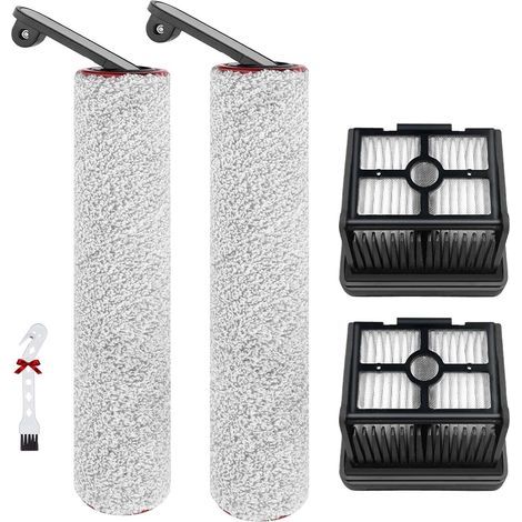 Ersatzzubehörset Für Staubsauger Dreame H12 Pro Und H12 Pro Plus: 2 Hepa-filter, 2 Walzenbürsten Und 1 Reinigungsbürste
