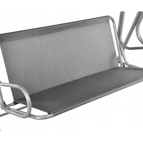 Gartensitzbezug Für Gartenschaukel, Gartenstuhlbezug, Schaukelsitzbezug, 2- Und 3-sitzer (grau, 138 X 50 X 50 Cm)