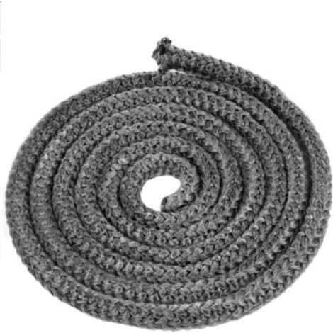 Geflochtene Feuerfeste Dichtung Für Holzofen Und Kamin – Keramikfaser 12 Mm × 2,5 M – Beständig Bis 600 °c