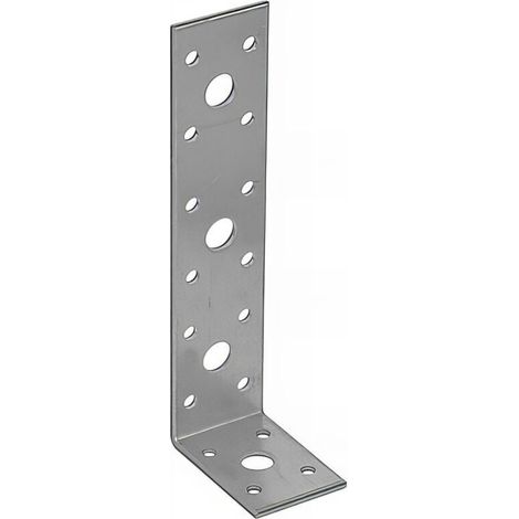Kaltverzinkte Metallhalterung, 150 X 50 X 35 Mm, Dicke 2,5 Mm, Für Rahmen Und Strukturelle Befestigung