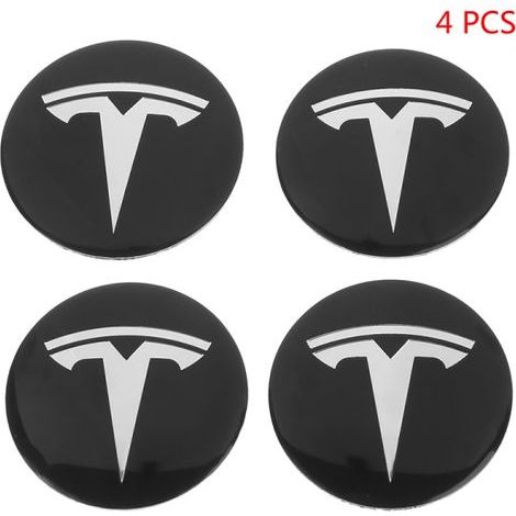 Kit Mit 4 Zentralen Radabdeckungen Für Tesla Model 3 Y Tesla Accesso Silver