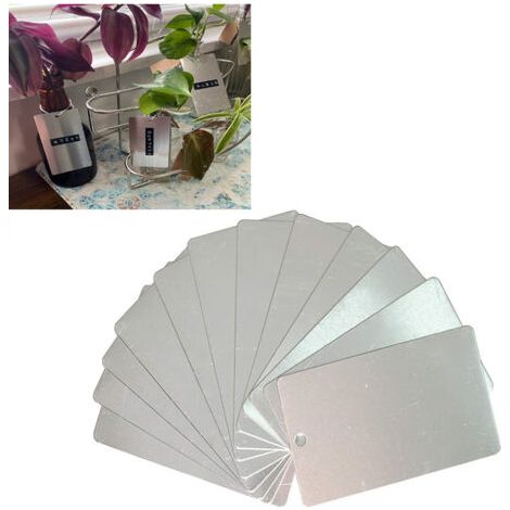Linghhang – 50 Stück Aluminium-pflanzenanhänger – Baum- Und Gartenetiketten – Unbedruckt Bedruckt Für Dauerhafte Identifizierung