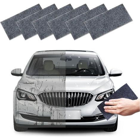 Nano Sparkle Cloth – Set Mit 6 Anti-kratz-tüchern Für Das Auto, Effektive Kratzerreparatur, Kompatibel Mit Allen Farben, Wiederverwendbar, Politurpflege, Polierpflege