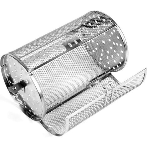 Ofenkäfig, Rostfreier 360° Drehbarer Bratkorb, Grillkörbe, Küchenwerkzeug, Kochen Diy Nüsse Tee Kaffeebohnen Erdnüsse Bbq-fei Yu
