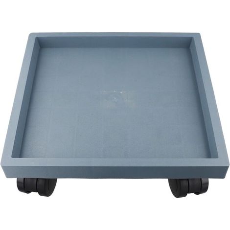 Pflanzenwagen, Robuster Pflanzwagen, Quadratischer Topf, Bewegliche Rollen, Tablettwagen, Basisständer, Innen-/außen-topfhalter (innen 32,5 Cm)