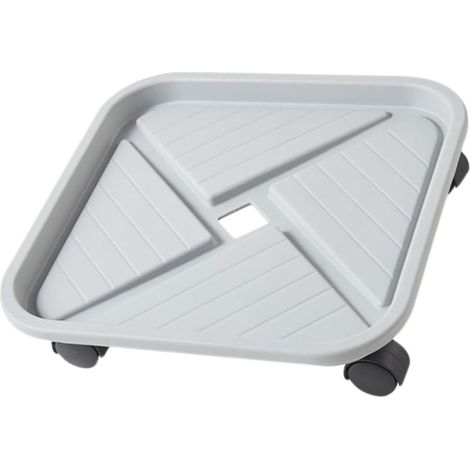 Quadratischer Blumentopfständer Mit Lenkrollen, Dicke, Rutschfeste Kunststoffschale Für Innen- Und Außenpflanzen, Robuster Mobiler Wagen Für Schwere Pflanzgefäße