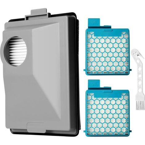 Set Mit 2 Hepa-filtern Und Feinstaubfiltern Kompatibel Mit Den Staubsaugern Miele Cx1 Boost, Snrf3, Snrf0, Sncf0 (filter Kompatibel Mit Miele Boost Cx1, Sf-hy 60, Sf-ha 60)