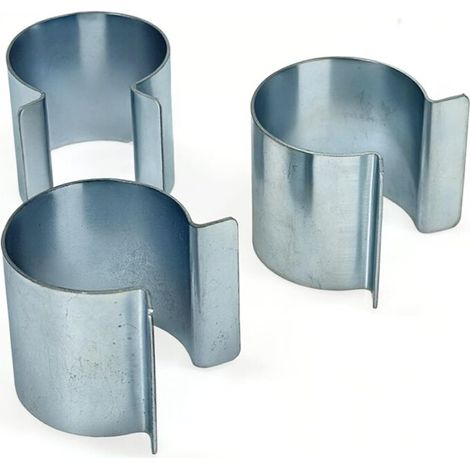 Set Mit 15 Planen-tunnel-gewächshaus-clips, Durchmesser 25 Mm, Durchmesser 32 Mm, Metall-gewächshaus-planen-befestigungsklammern, Gewächshaus-befestigung, Clips Aus Verzinktem Stahl (durchmesser 32 Mm