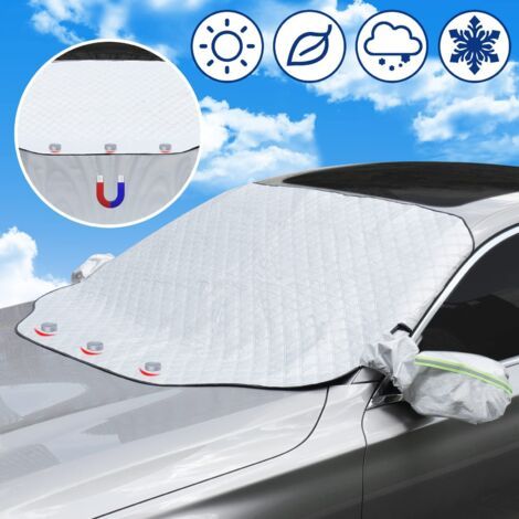 Sonnenschutz Für Die Windschutzscheibe Des Autos, Auto-windschutzscheibenabdeckung Gegen Uv-strahlen Und Hitze, Magnetisch, Universell Für Die Meisten Fahrzeuge, Silber