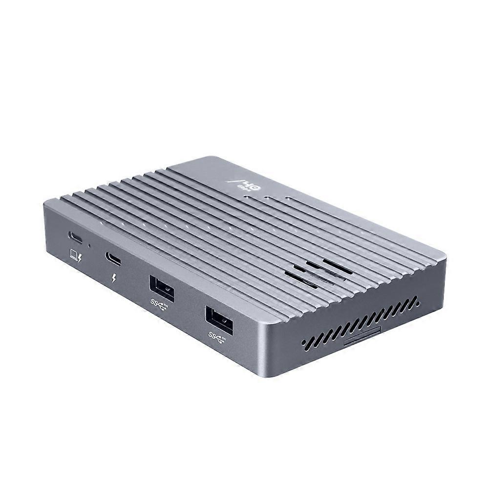 Boîtier Ssd Nvme M.2 À Clé M Thunderbolt 4/3 40 Gbit/s Avec Refroidissement Par Ventilateur Et Puce Jhl7440