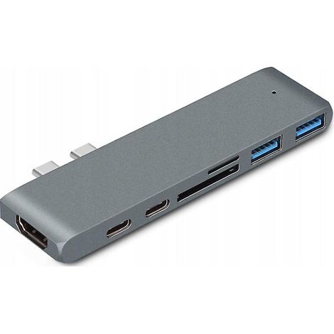 Usb-typ-c-dockingstation Für Macbook Pro Air 4k Hdtv-adapter, Usb 3.0-hub, Kartenleser, Laptop-dockingstation, Usb-hub