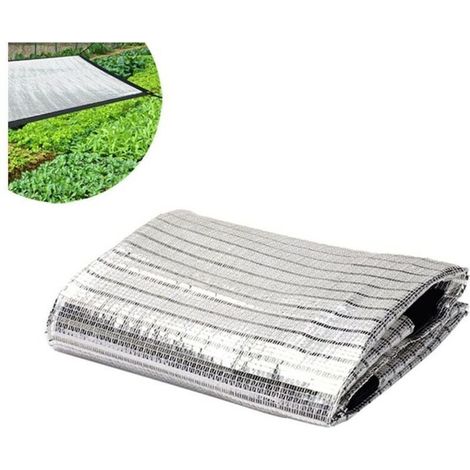 Uv-beständiges Aluminium-schattentuch 1 X 2 M Für Garten, Terrasse, Pflanzen Und Blumen – Heller Und Luftiger Schatten