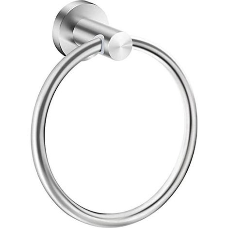 Wandmontierter Handtuchring Aus Edelstahl 304 Für Badezimmer, Silber