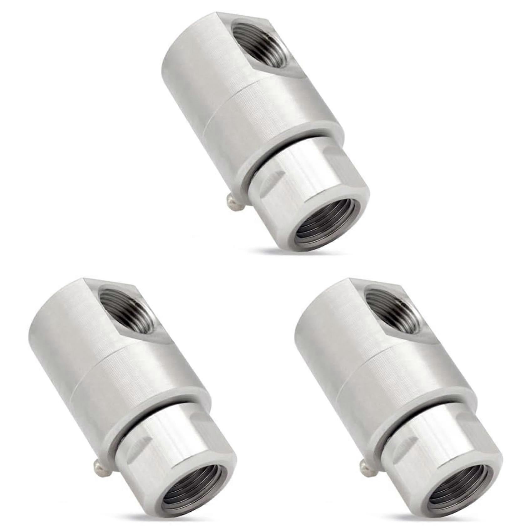 Lot De 3 Enrouleurs Pivotants De Tuyau De 1/2 Pouce, 5024-ni-al Fxf, Enrouleur Pivotant En Acier Robuste Avec Graisseur