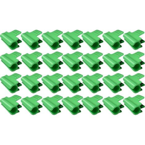 40er-pack Gewächshaus-clips, Garten-schattenrohr-clips Für Saisonale Pflanzenunterstützung, Vogelnetz, Gartennetz, Schattentuch-zubehör (11 Mm)