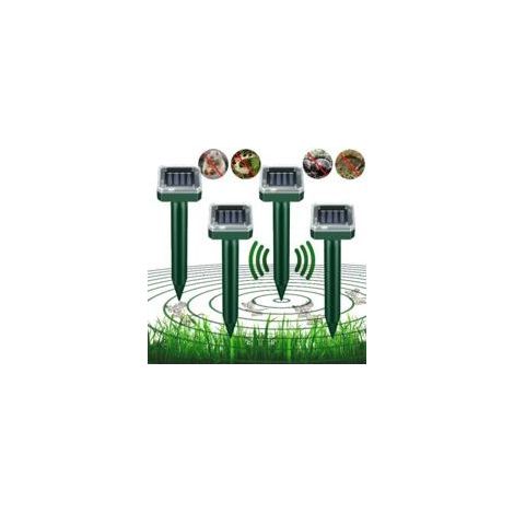 4er-pack Solar-ultraschall-vertreiber Für Den Außenbereich Für Rasen, Garten Und Hof, Zuhause, Solarbetriebene Schlange, Insektenvertreiber, Ip66 Wasserdicht – Nagetierabwehr