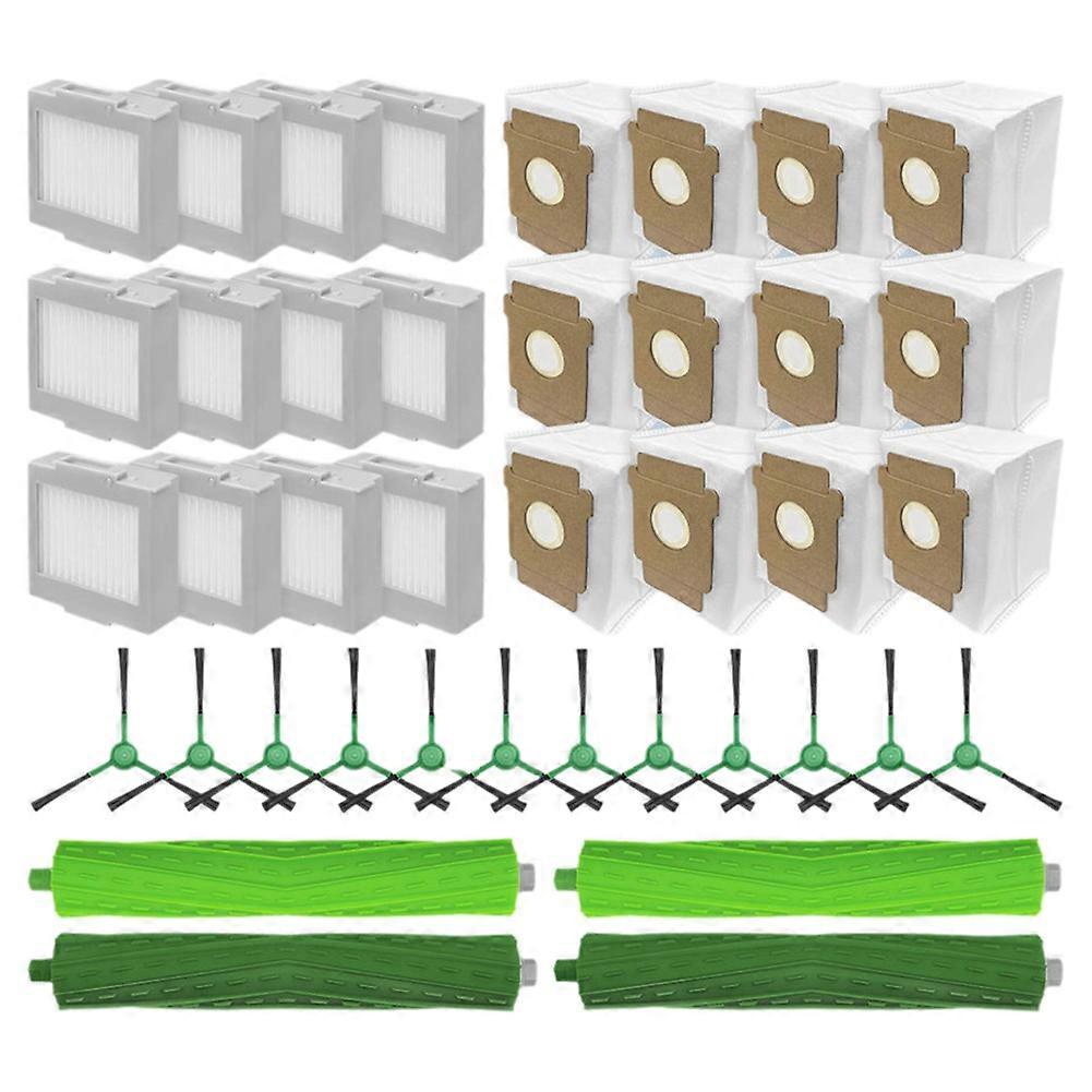 Accessoires Et Pièces Détachées Pour Irobot Roomba Plus 504 / Roomba Max 705 : Brosse Latérale Rotative, Filtre Hepa Et Sac À Poussière.