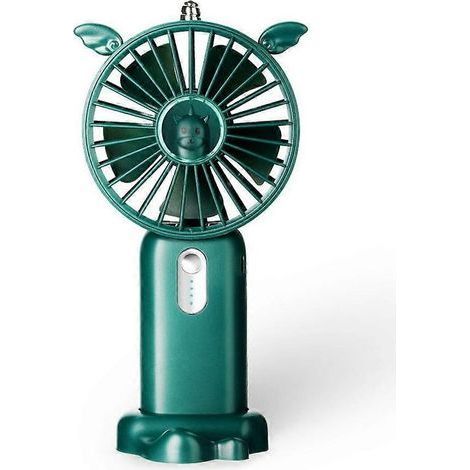 Honornic – Tragbarer Ventilator, Usb-tischventilator, Für Reisen, Büro, Zuhause – Grün