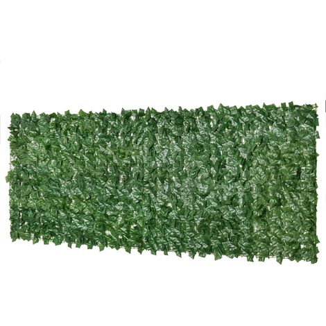 Künstliche Hecke, Sichtschutz, Dekorationsrolle, 3 L X 1 H M, Realistisches Laub, Uv-schutz, Grün