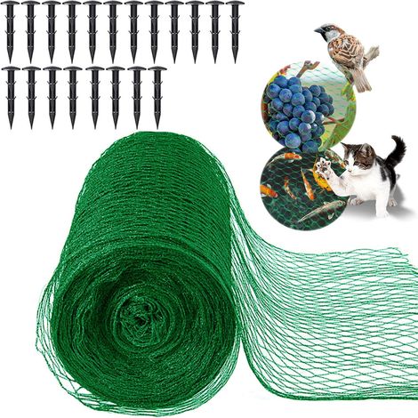 4x10m Vogelschutznetz – Schutz Für Pflanzen, Früchte, Blumen Und Schwimmbecken