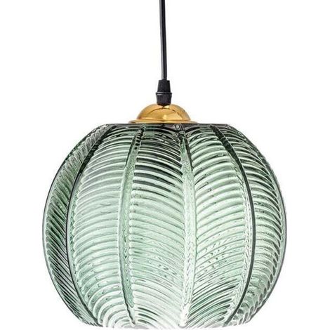 Pendelleuchte – 1 Packung Küchen-pendelleuchte, E26-fassung, Grünes Glas, Höhenverstellbares Design Für Schlafzimmer, Wohnzimmer, Küche