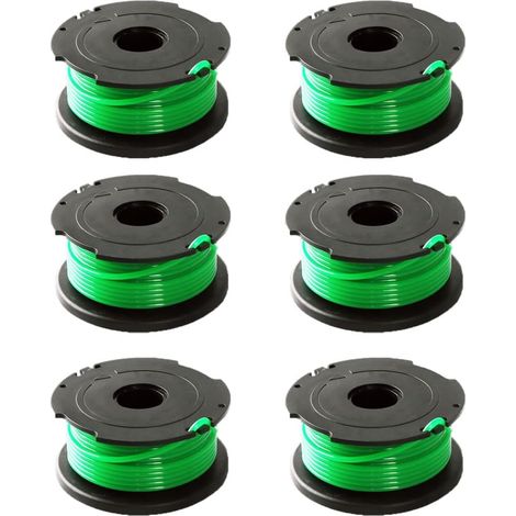 Packung Mit 6 Green Line-spulen Für Black & Decker Freischneider Gl7033 Gl8033 Gl9035 A6482