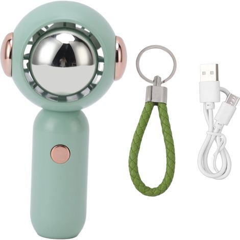 Tragbarer Mini-astronautenventilator, Usb, Sparsam, Leise, Leicht, Grün, Ideal Für Reisen